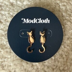 ModCloth Cat Earrings